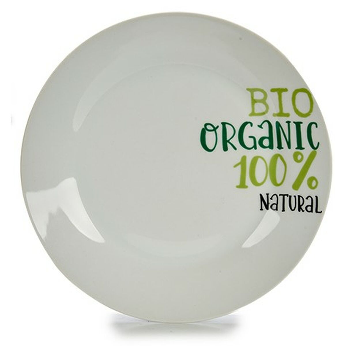 Platt skål Organic Porslin 24,4 x 2,6 x 24,4 cm (10 antal) - 2