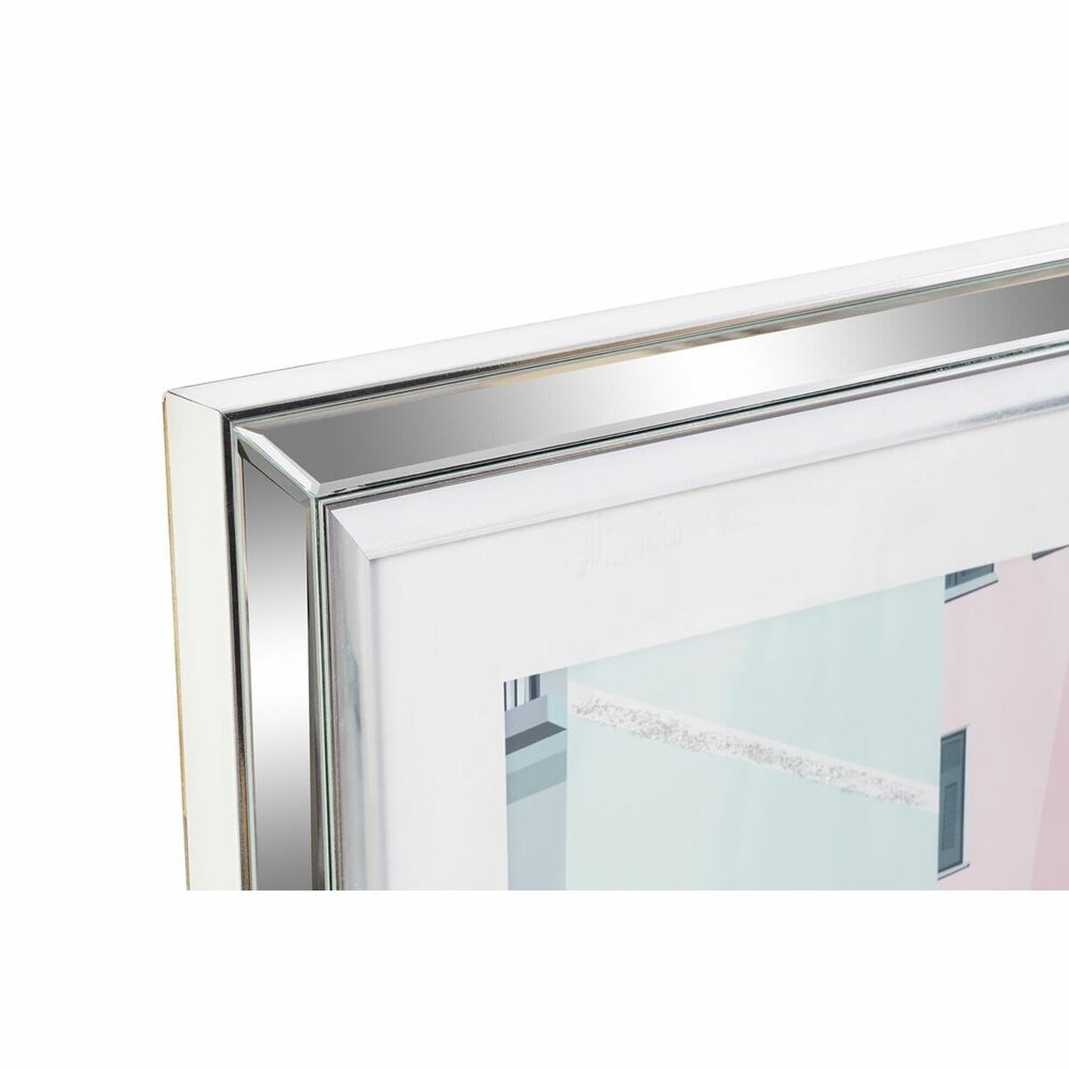 Tavla DKD Home Decor 69 x 3 x 89 cm Hus Urban (2 antal) - 5