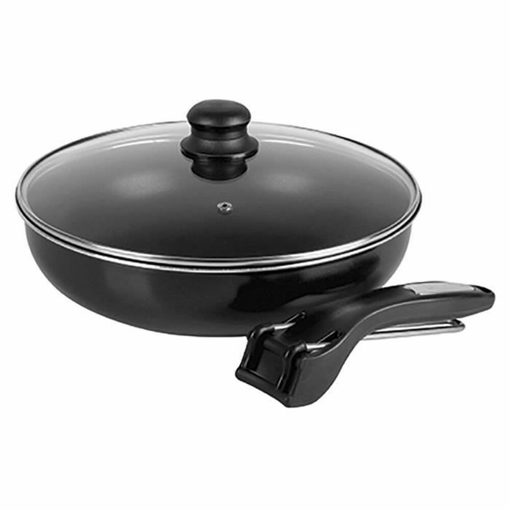 Stekpanna Sitram Svart Aluminium Ø 28 cm