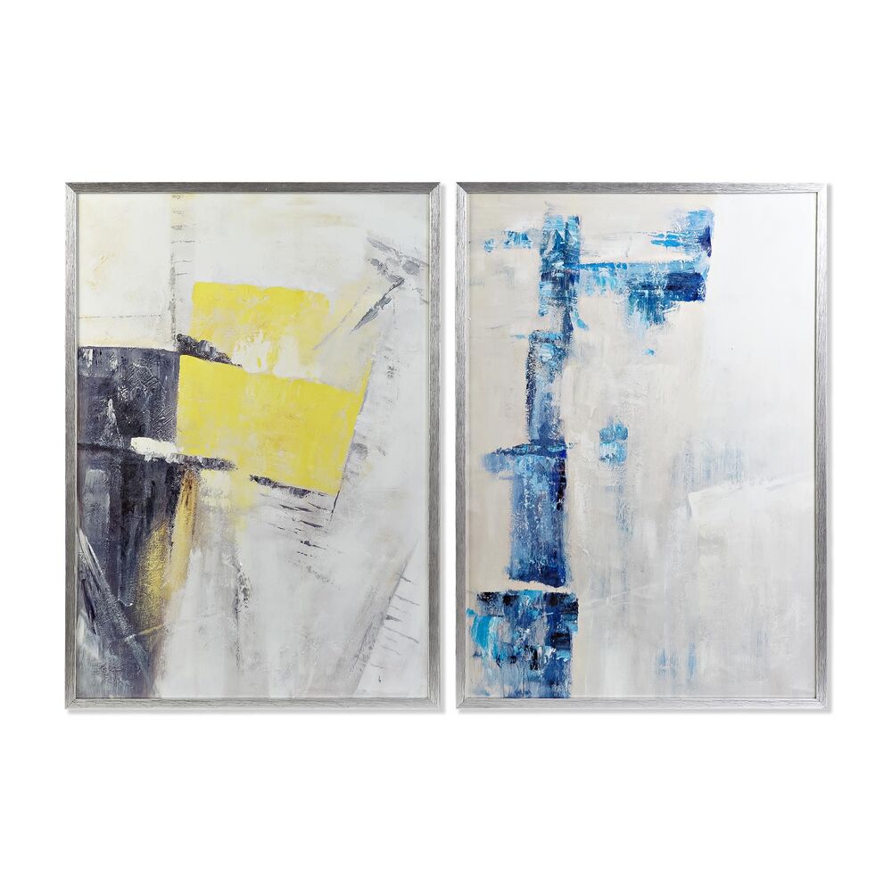 Tavla DKD Home Decor Abstrakt 70 x 3 x 100 cm Urban (2 antal)
