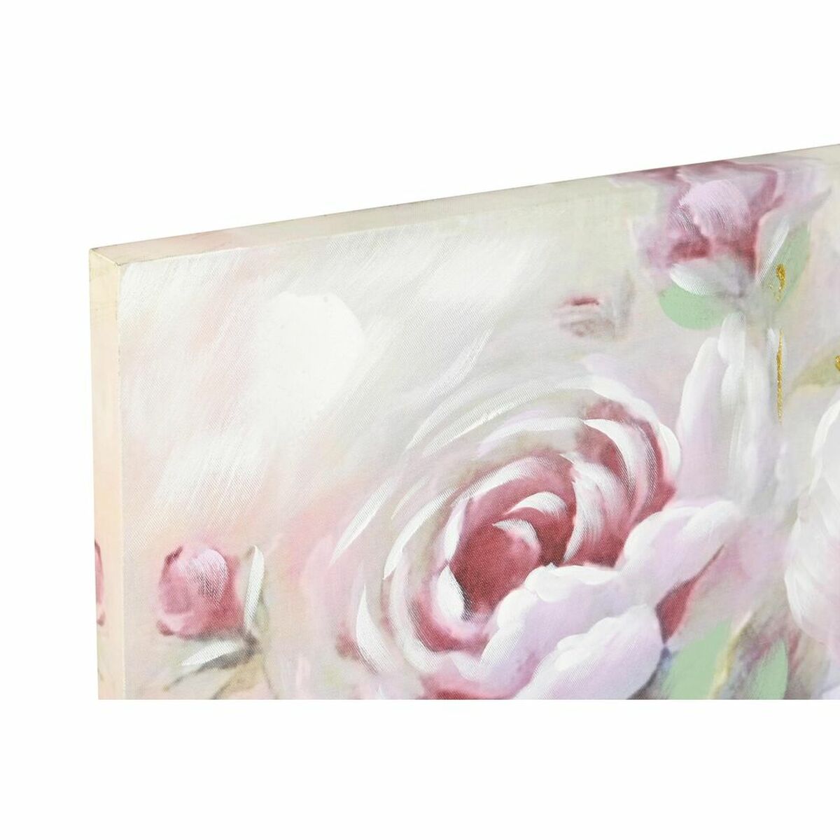 Tavla DKD Home Decor 80 x 3 x 80 cm Virágok Shabby Chic (2 antal) - 6