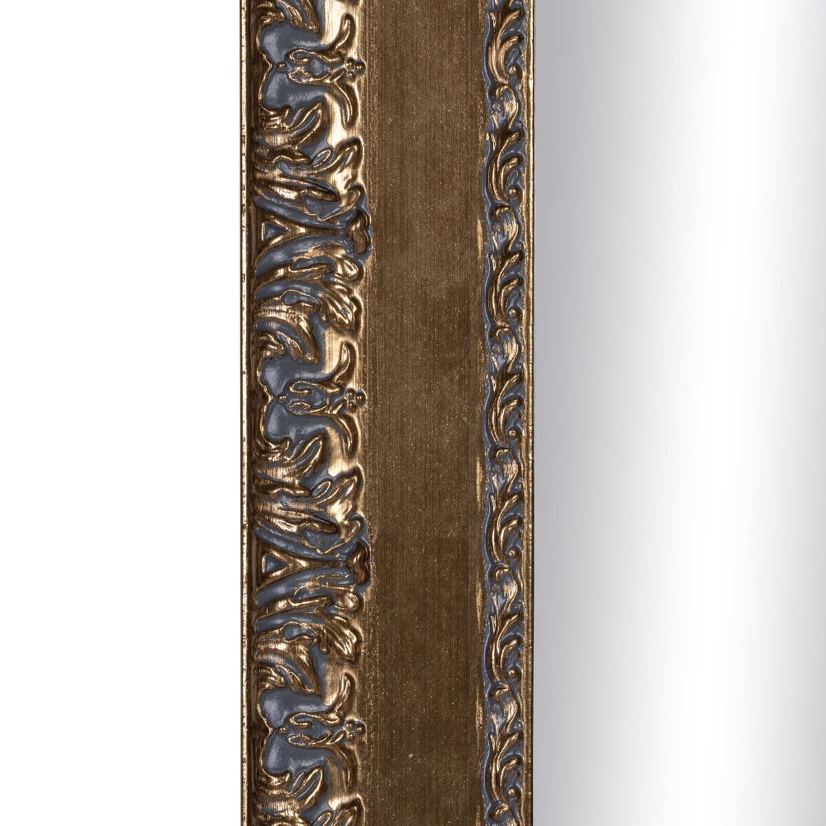 Väggspegel 42,5 x 3 x 132,5 cm Gyllene DMF - 4