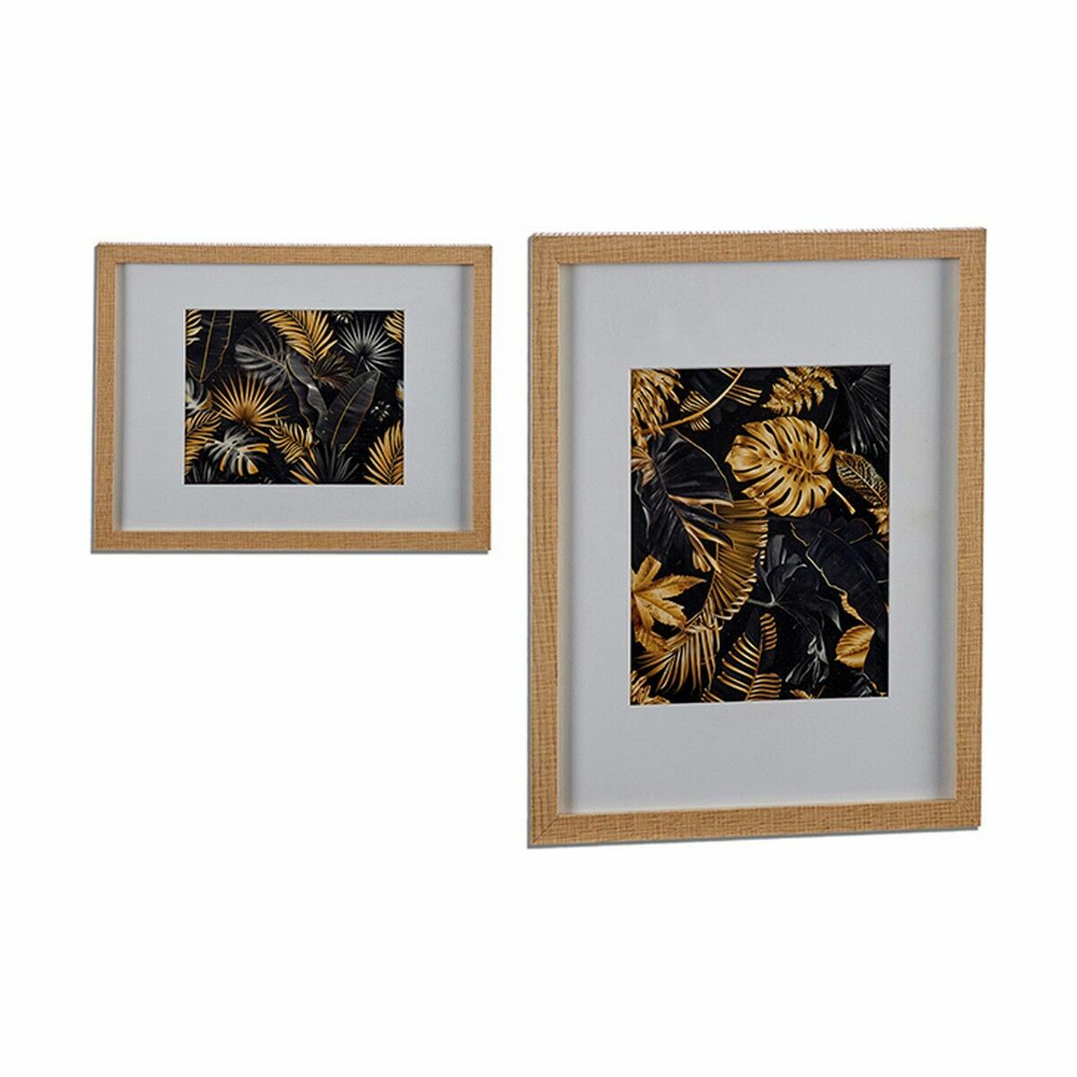 Tavla Gyllene Löv av en växt spånskiva 43 x 32,5 x 3 cm (6 antal) - 2