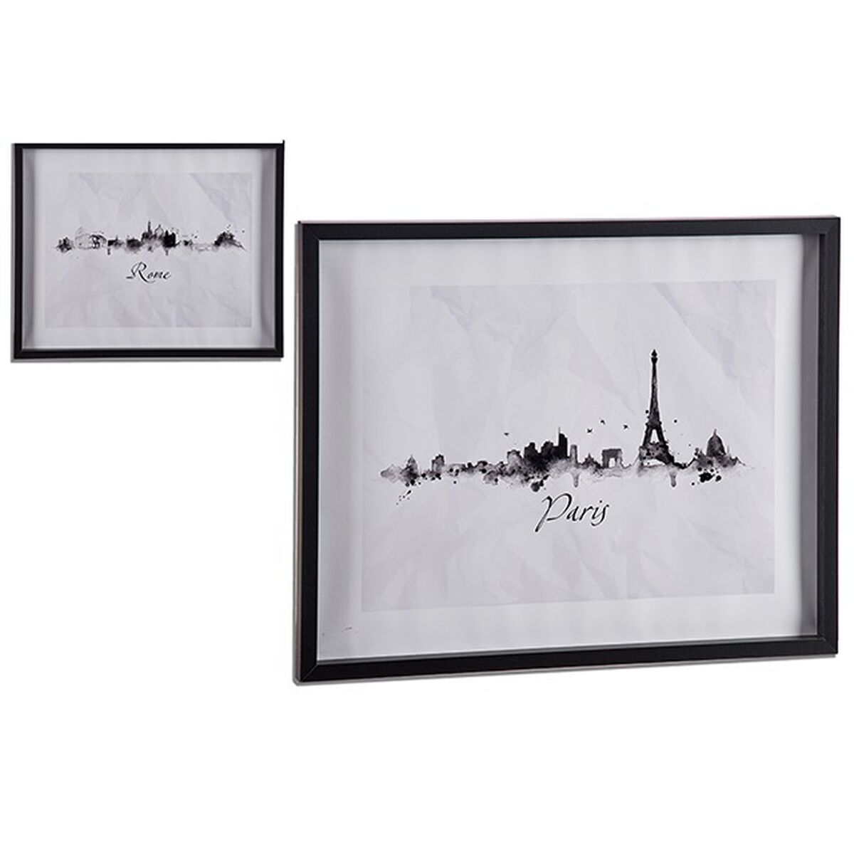 Tavla Stad Trä 42 x 2,5 x 52 cm (6 antal) - 2