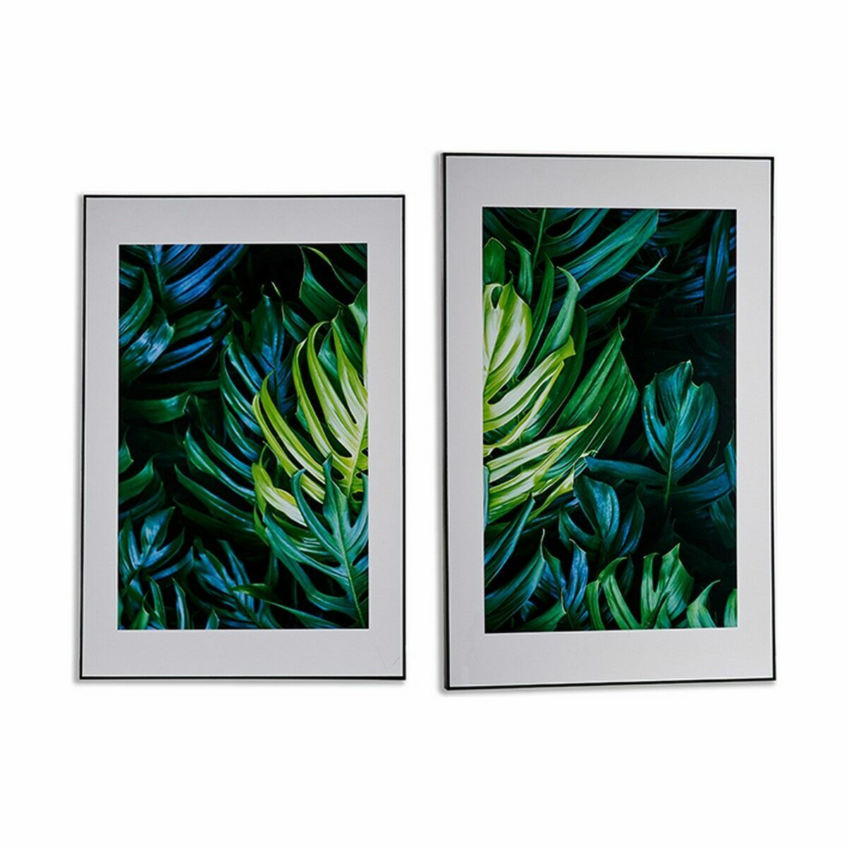 Kanvas Löv av en växt 81,5 x 3 x 121,5 cm (2 antal) - 2