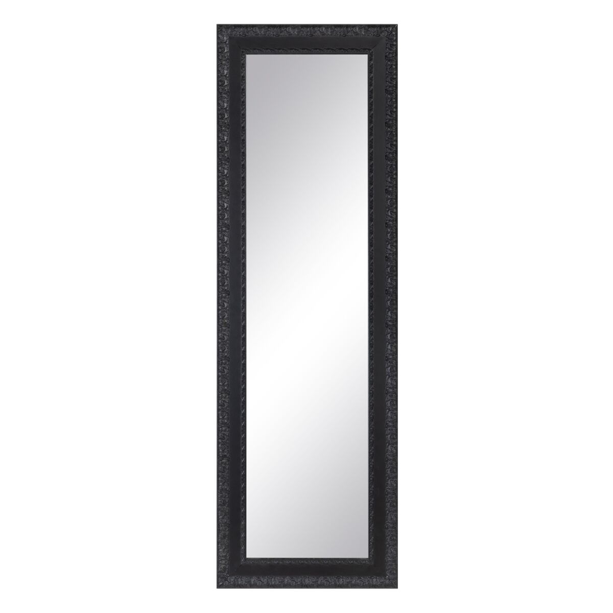 Väggspegel 42,5 x 3 x 132,5 cm Svart DMF