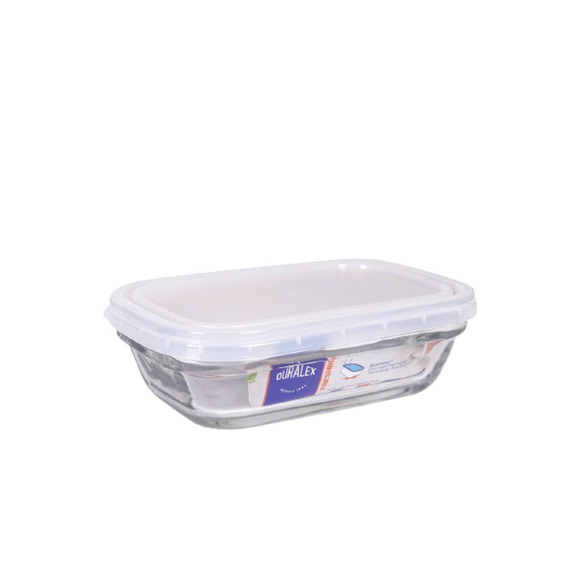 Rektangulär matlåda med lock Duralex Freshbox 400 ml Transparent Rektangulär