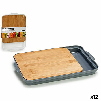 Skärbräda Recipiente Bambu 25 x 4 x 37,5 cm (12 antal)