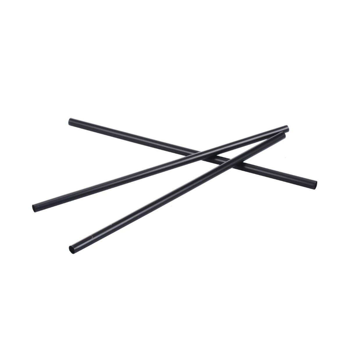 Återanvändbara sugrör Algon Svart Plast 22 cm 25 antal