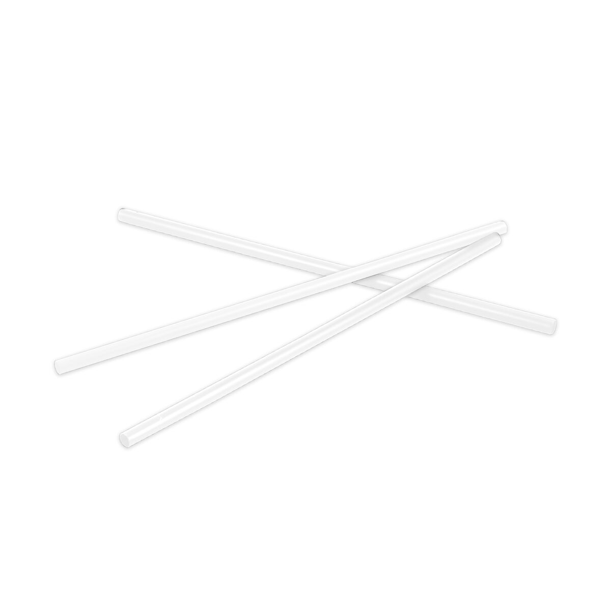 Återanvändbara sugrör Algon Vit Plast 22 cm 25 antal