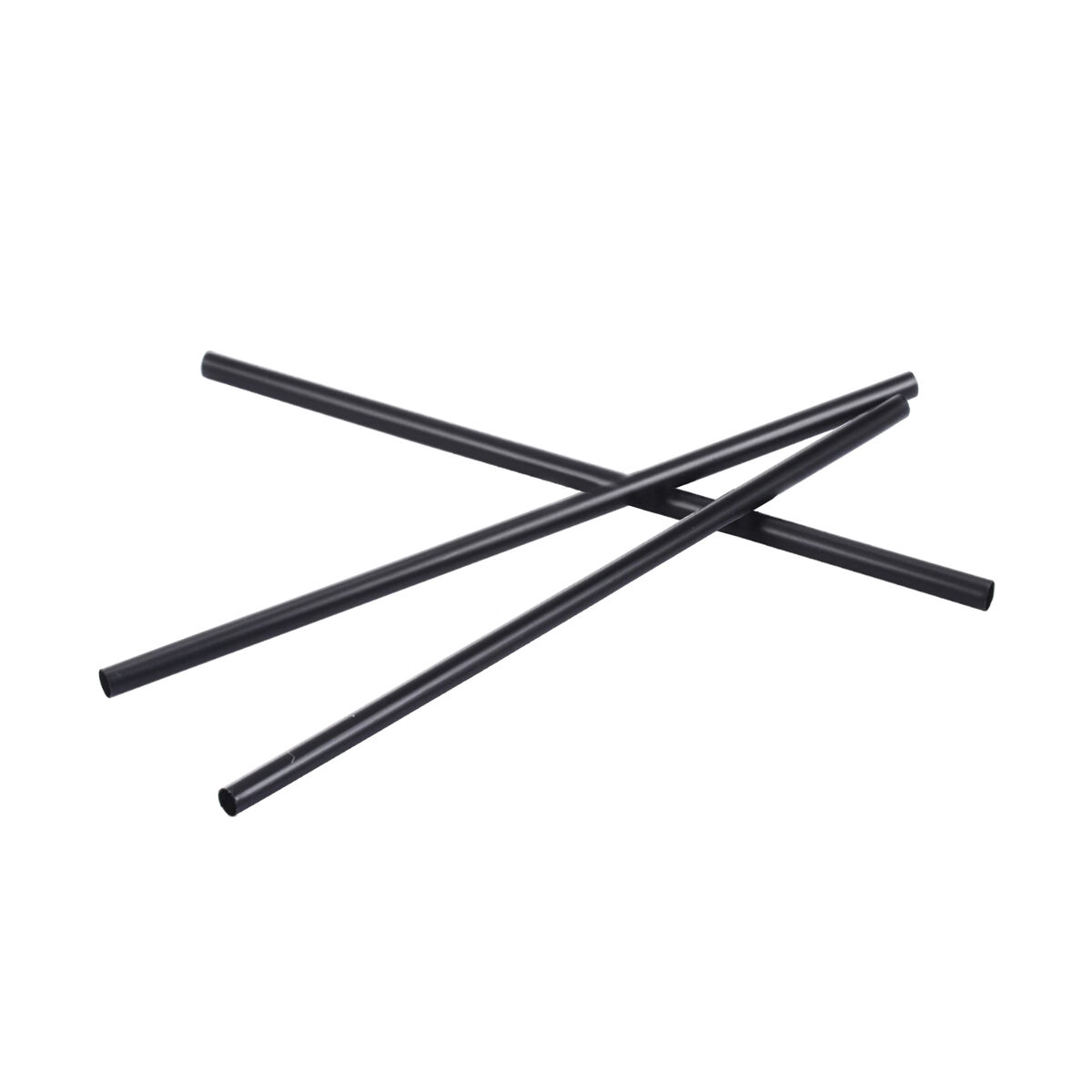 Återanvändbara sugrör Algon Svart Plast 22 cm 25 antal