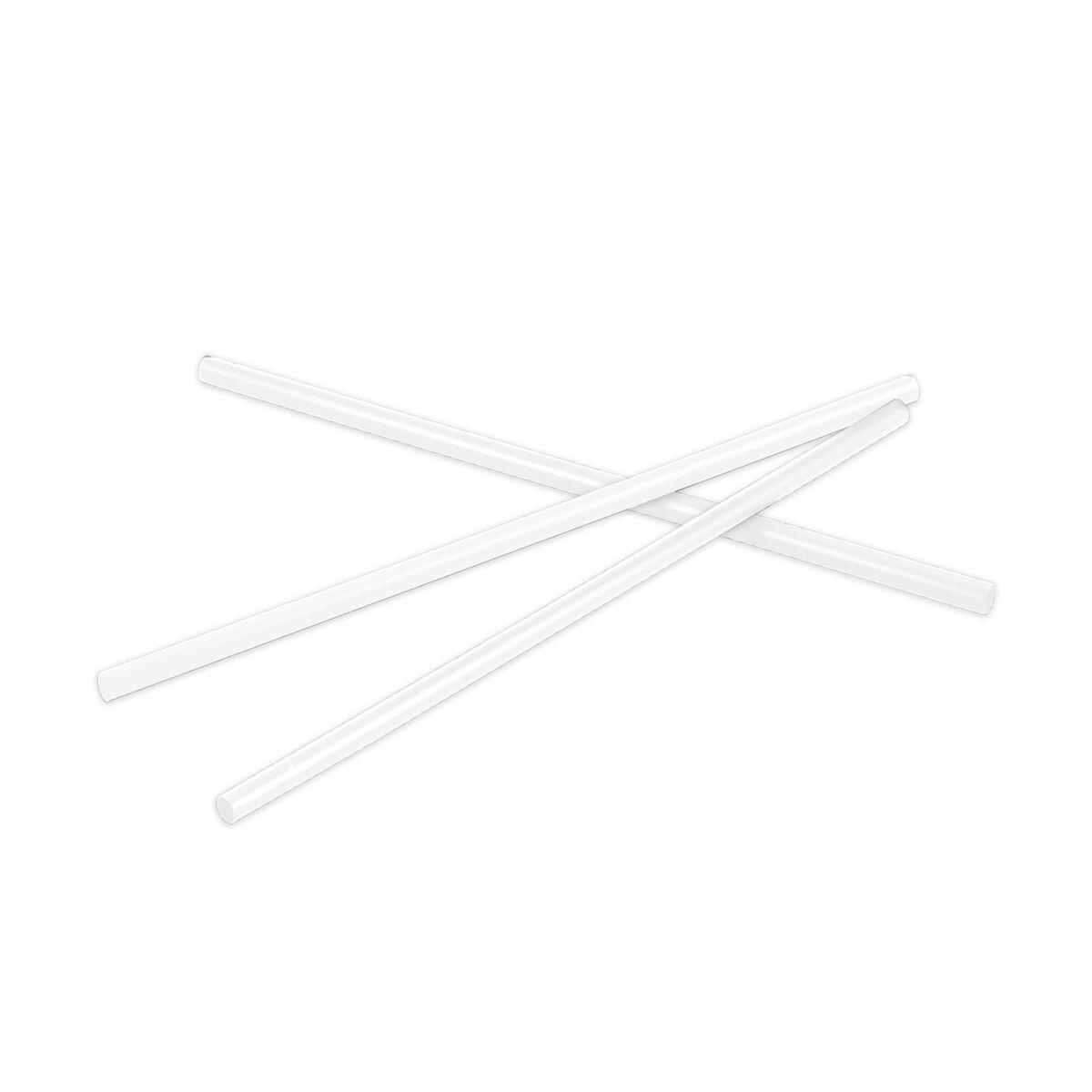 Återanvändbara sugrör Algon Vit Plast 22 cm 25 antal