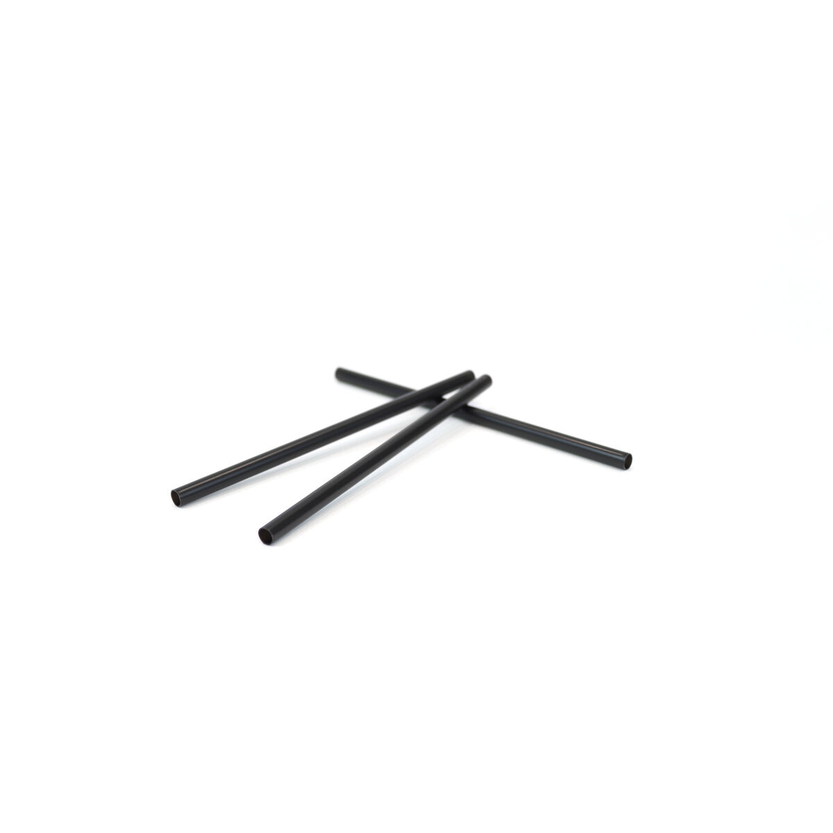 Återanvändbara sugrör Algon Svart Plast 14 cm 25 antal