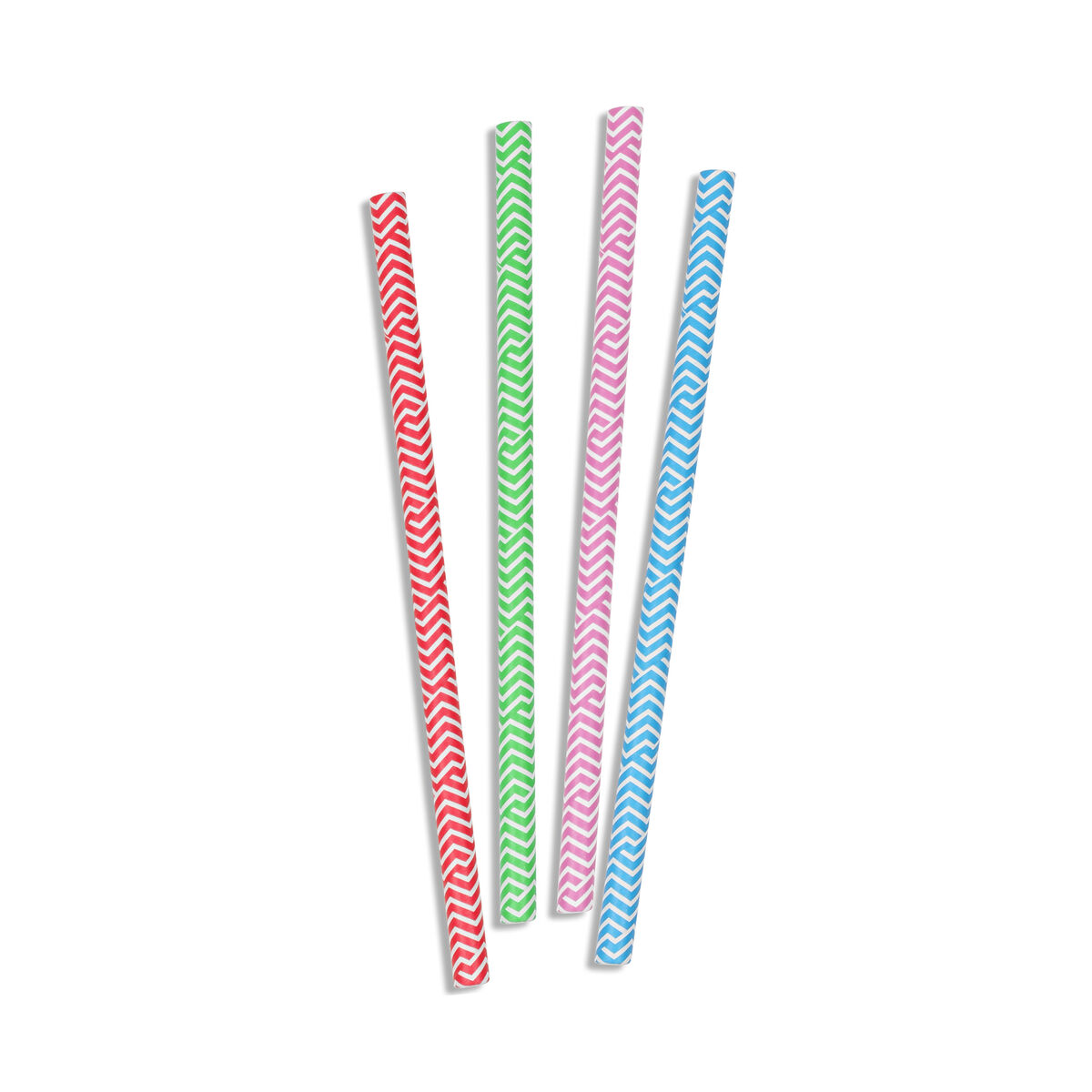 Strån Algon Ränder Multicolour Papp 19,7 x 0,8 cm 20 antal