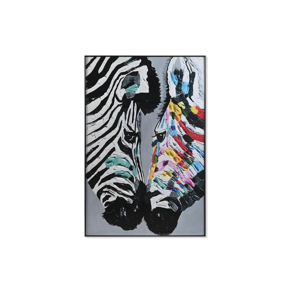 Tavla DKD Home Decor Zebra 80 x 3 x 120 cm Modern