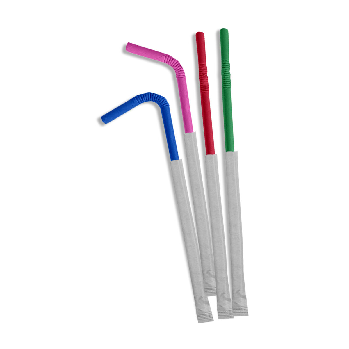 Strån Algon Väska Multicolour Papp 19,7 x 0,6 cm 25 antal