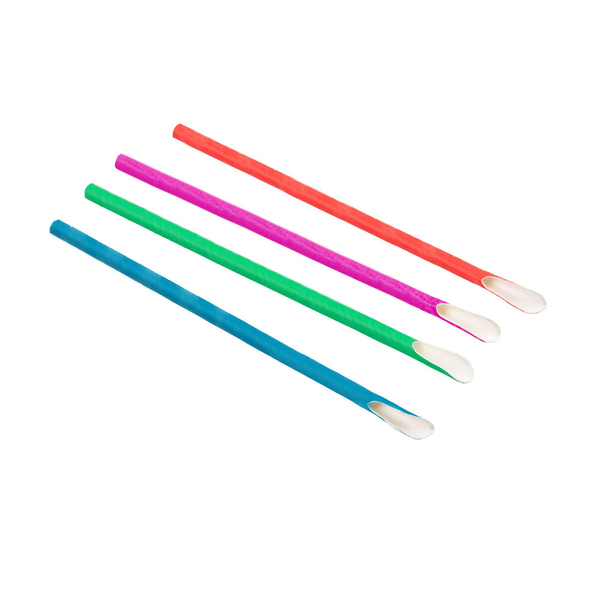 Strån Algon Multicolour Papp Sked 19,7 x 0,6 cm 25 antal - 3