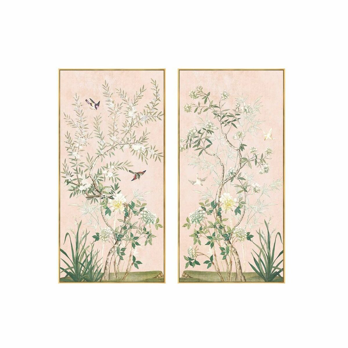 Tavla DKD Home Decor Orientalisk 70 x 4 x 140 cm (2 antal) - 3