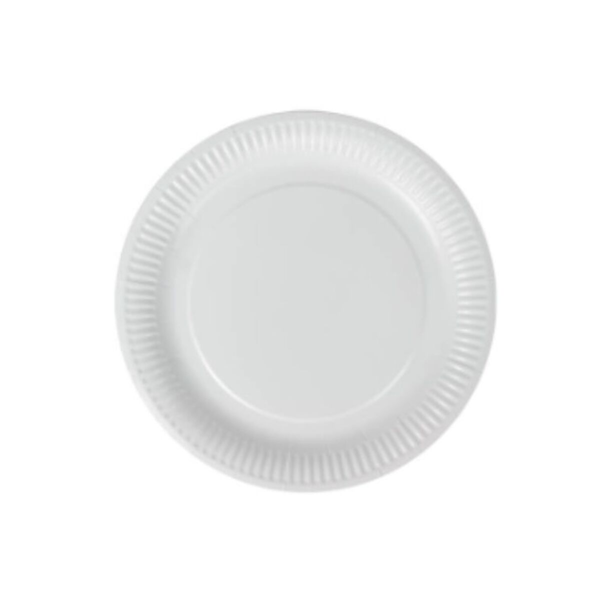 Tallriksset Algon Vit Papp Engångsanvändning 18 cm 12 antal