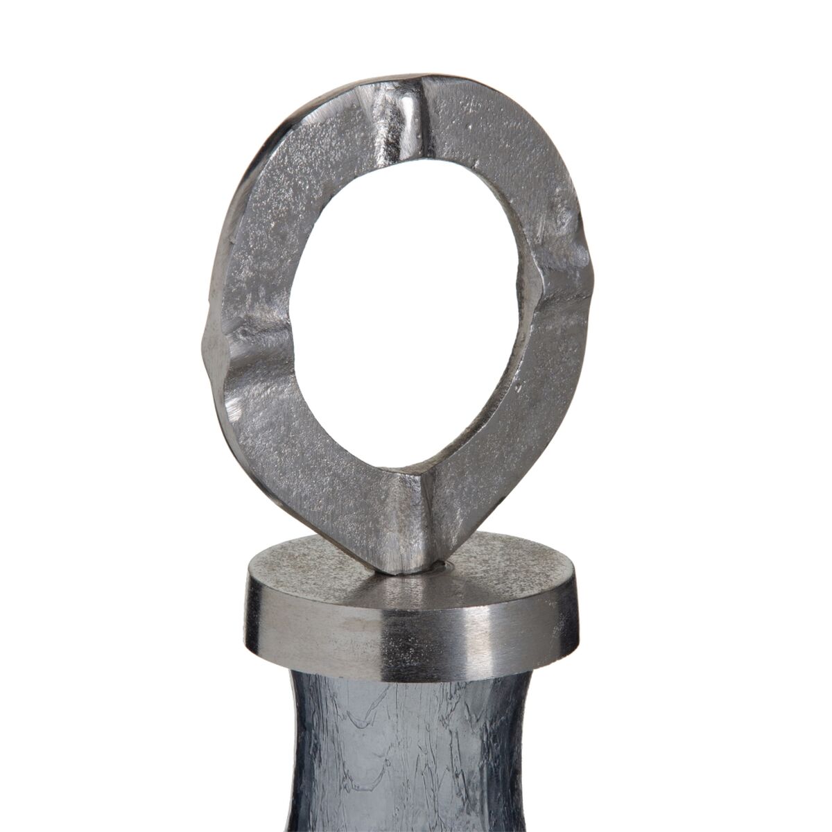 Vas Glas Grå Metall Silver 23 x 23 x 47 cm - 3