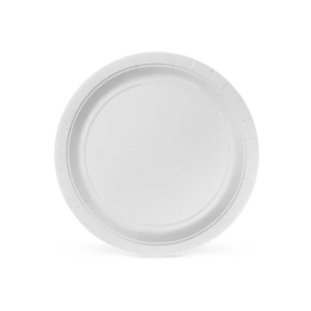 Tallriksset Algon 20 cm Rund Vit Papp Engångsanvändning 10 antal