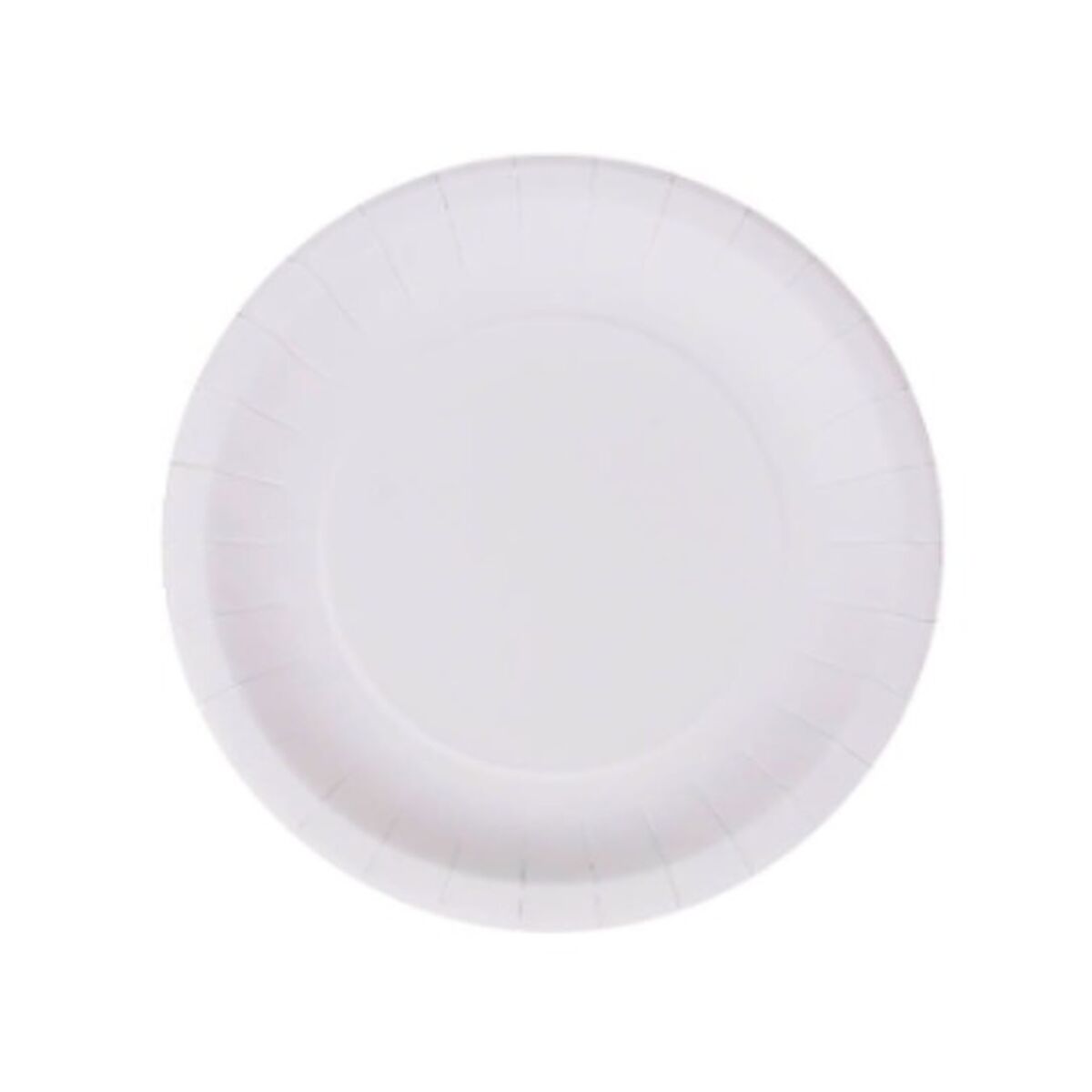 Tallriksset Algon Rund Vit Papp Engångsanvändning 20 cm 100 antal