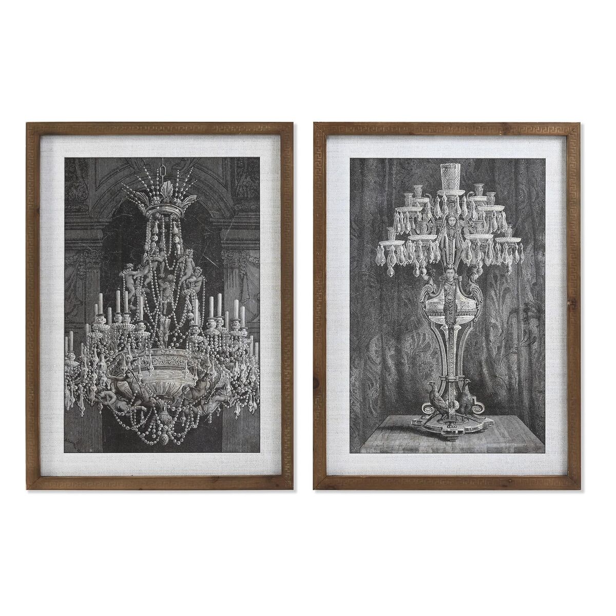 Tavla DKD Home Decor 50 x 2 x 70 cm Neoklassisk (2 antal) - 4