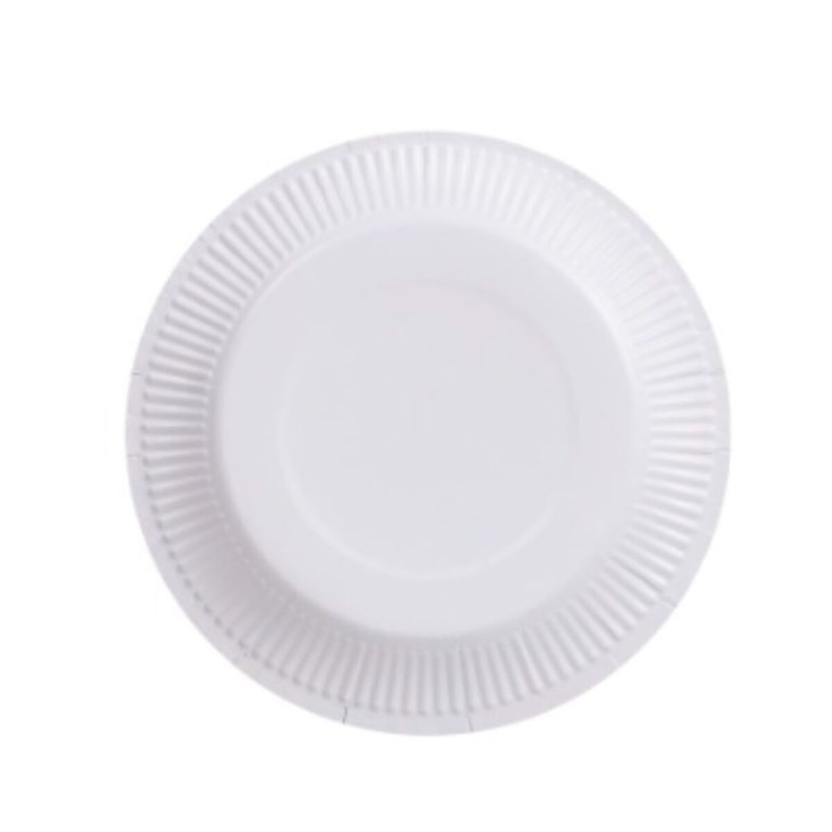 Tallriksset Algon Vit Papp Engångsanvändning 18 cm 100 antal