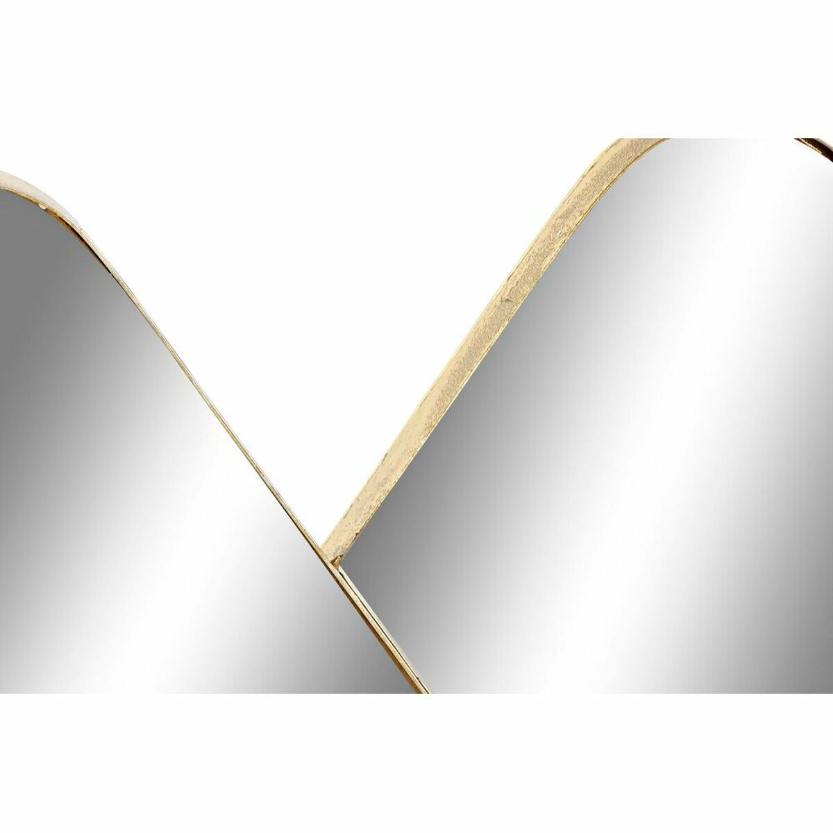 Väggspegel DKD Home Decor Speglar Gyllene Metall (110 x 6 x 70 cm) - 2