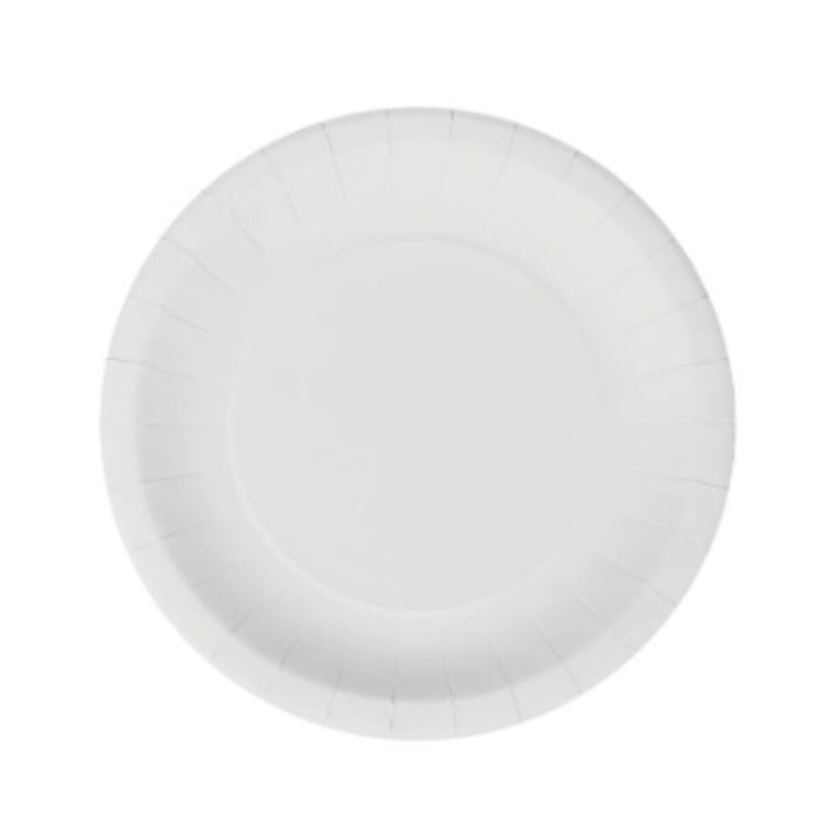 Tallriksset Algon Rund Vit Papp Engångsanvändning 20 cm 100 antal