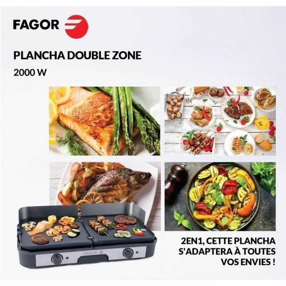 Grillplatta Fagor FG823 - 2