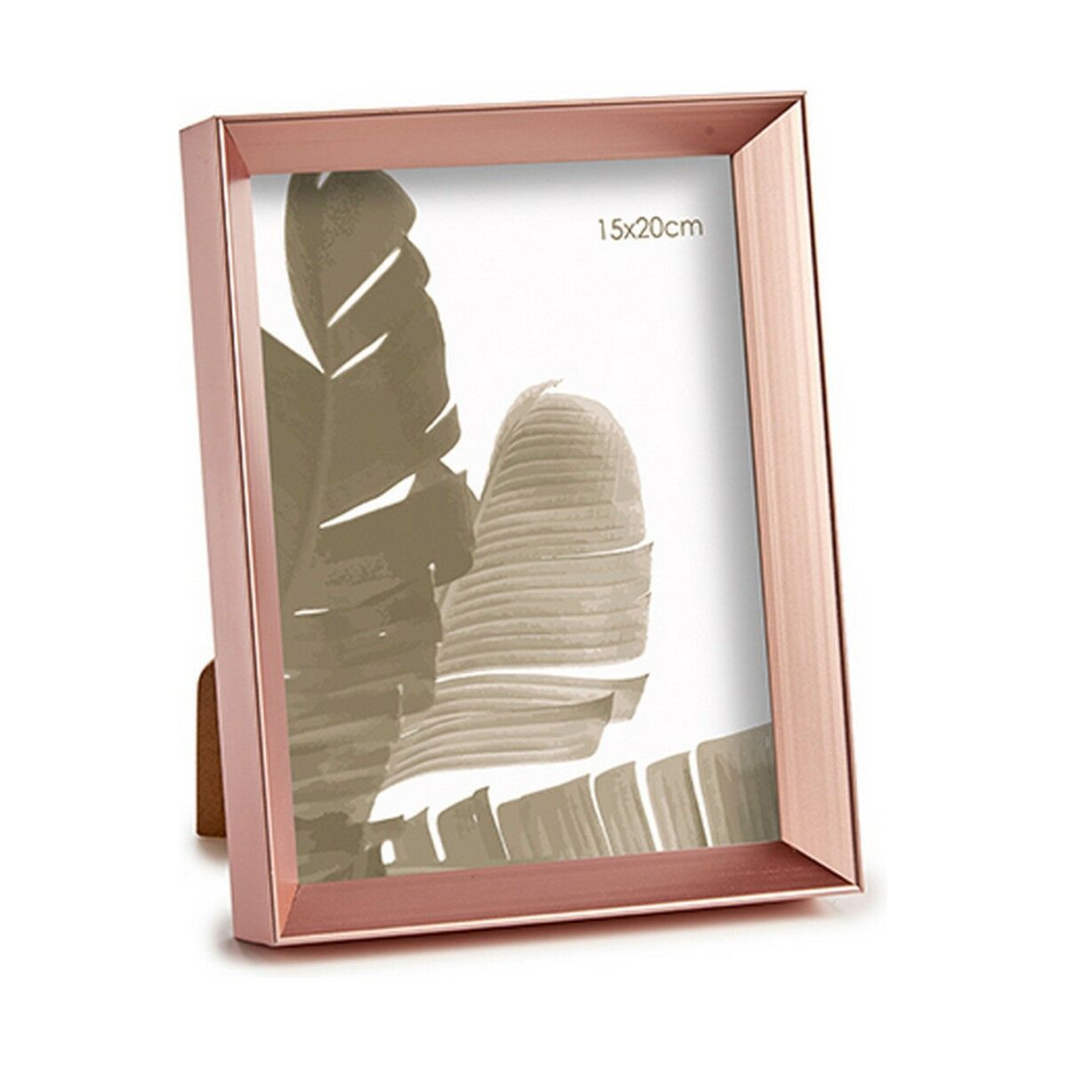 Fotoram 17,3 x 3,3 x 22,3 cm Rosa Koppar Plast Glas (6 antal) - 2