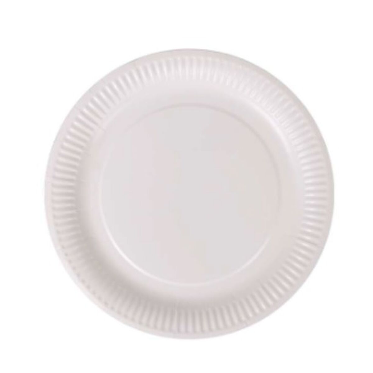 Tallriksset Algon Rund Vit Papp Engångsanvändning 23 cm 25 antal