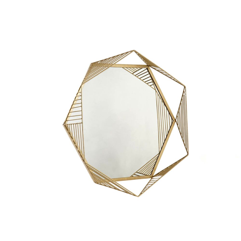 Väggspegel DKD Home Decor Glas Gyllene Järn (54 x 5 x 47 cm) - 2