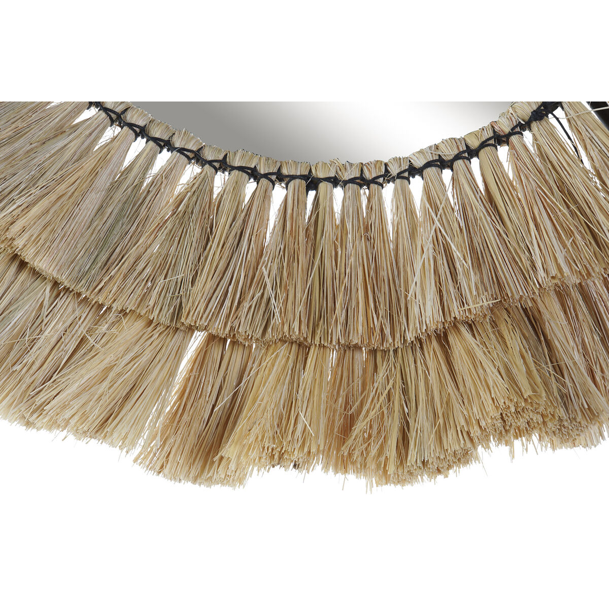 Väggspegel DKD Home Decor 55 x 4 x 55 cm Naturell Bali - 2