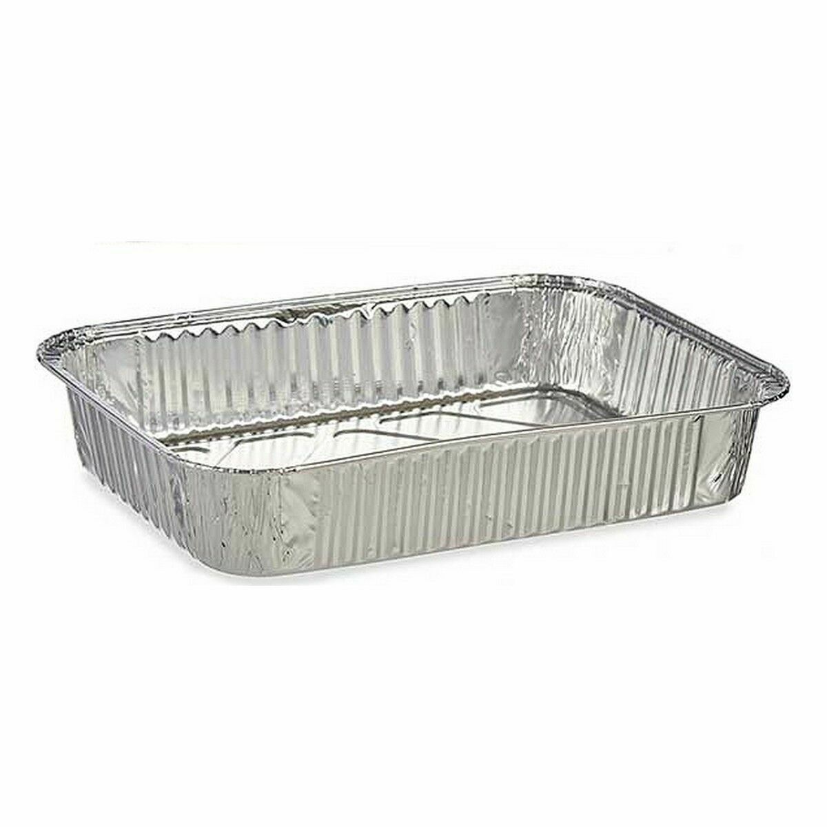 Uppsättning av köksfat Disponibel Rektangulär Aluminium 31,5 x 6,5 x 20,5 cm (24 antal) - 2