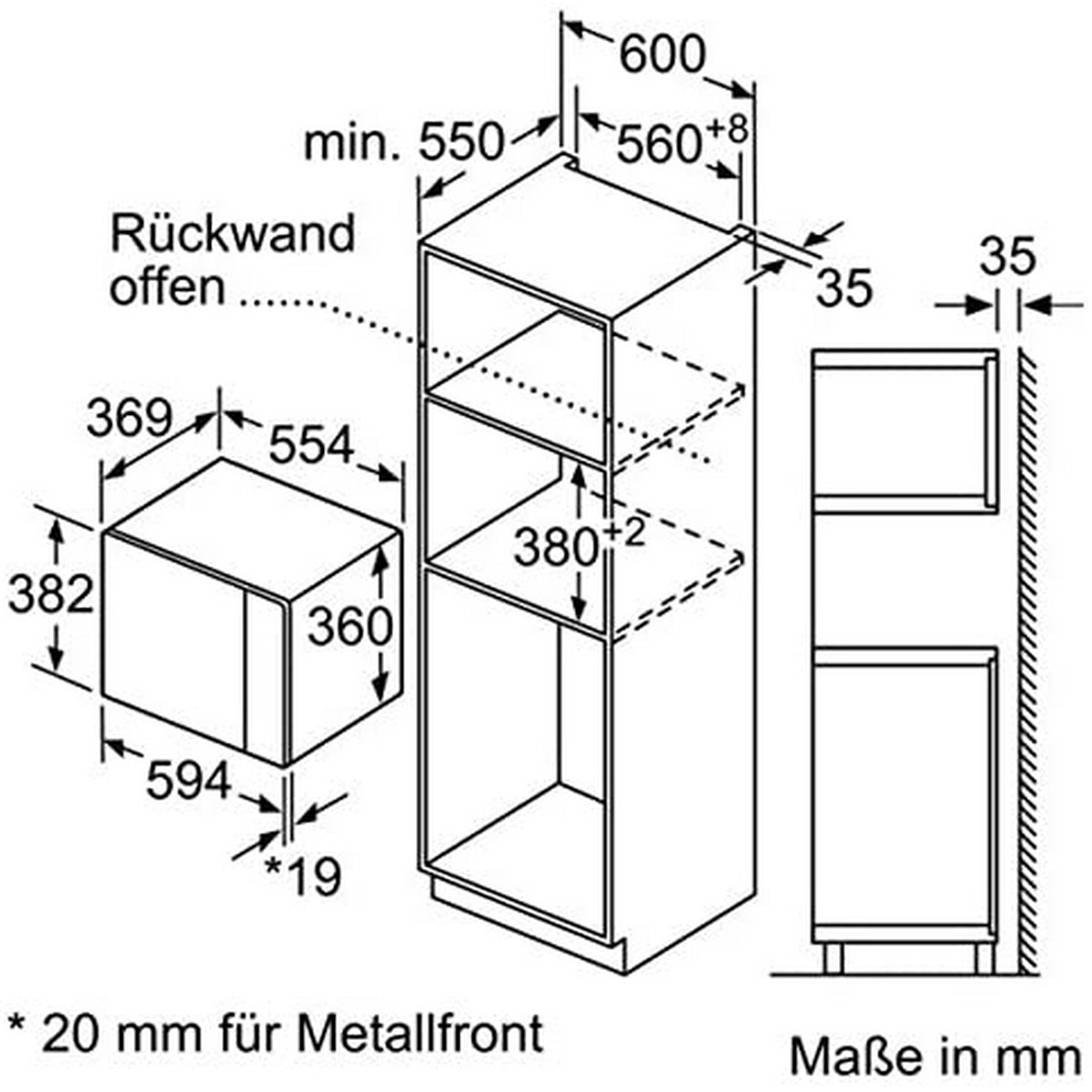 Mikrovågsugnen Neff N 50 Svart Svart/Silvrig 900 W 25 L - 3