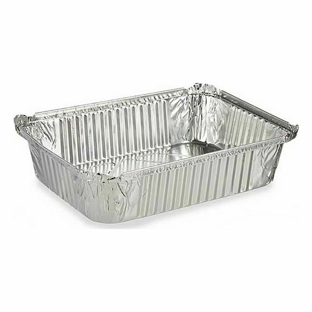 Uppsättning av köksfat Disponibel Med lock Aluminium 19 x 6,8 x 25,5 cm (24 antal) - 2