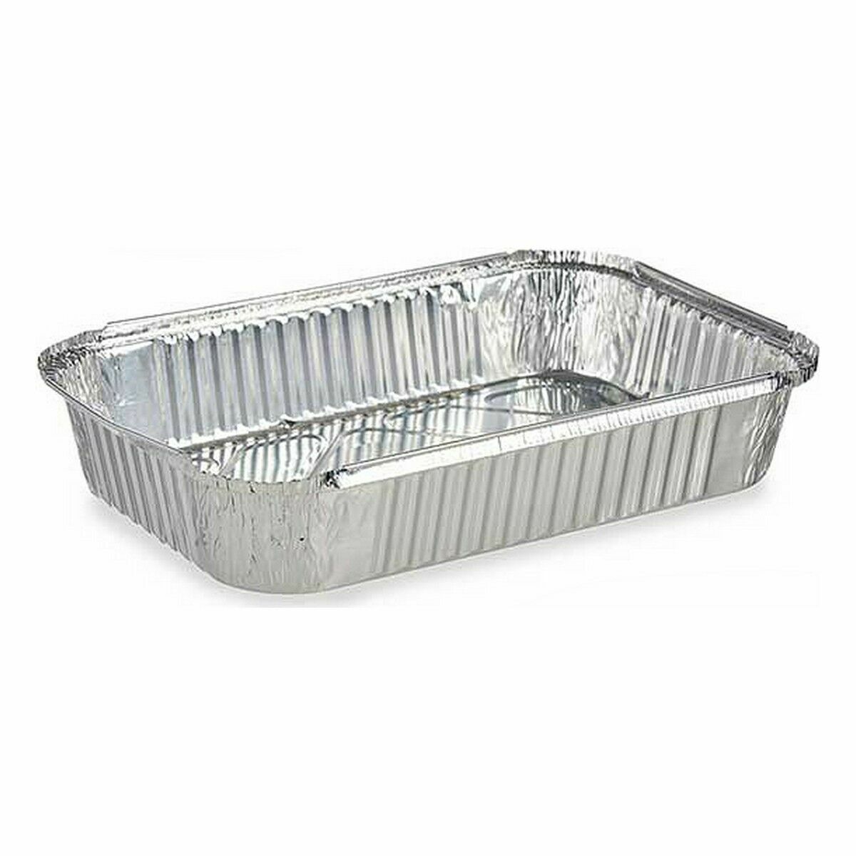 Uppsättning av köksfat Disponibel Med lock Aluminium 21 x 6 x 30,5 cm (24 antal) - 2