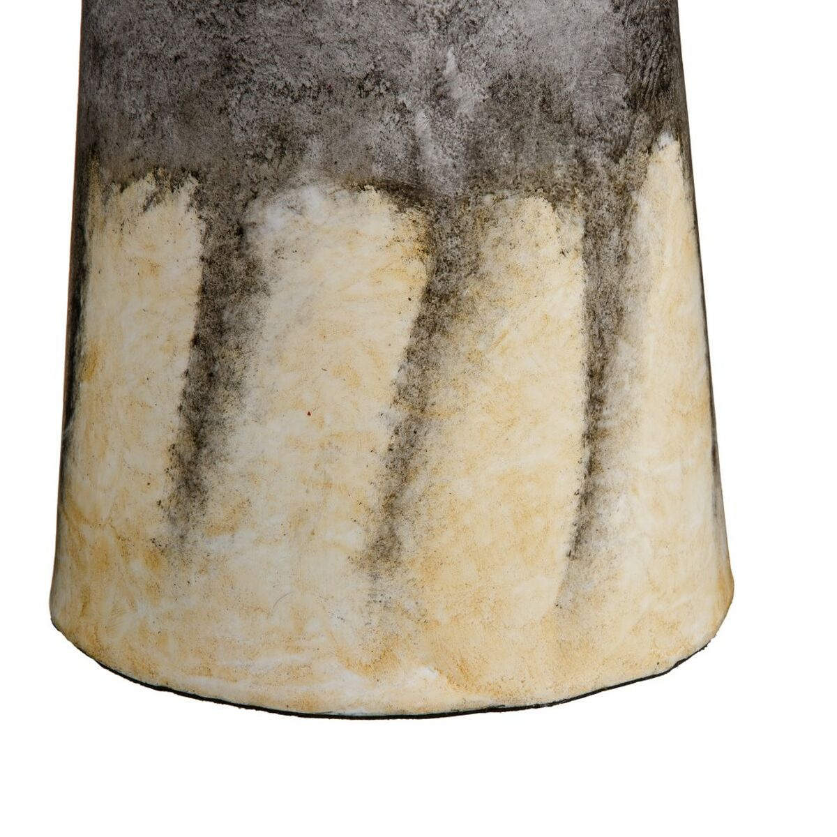Vas Glas Grå 18 x 18 x 31 cm Kräm - 2