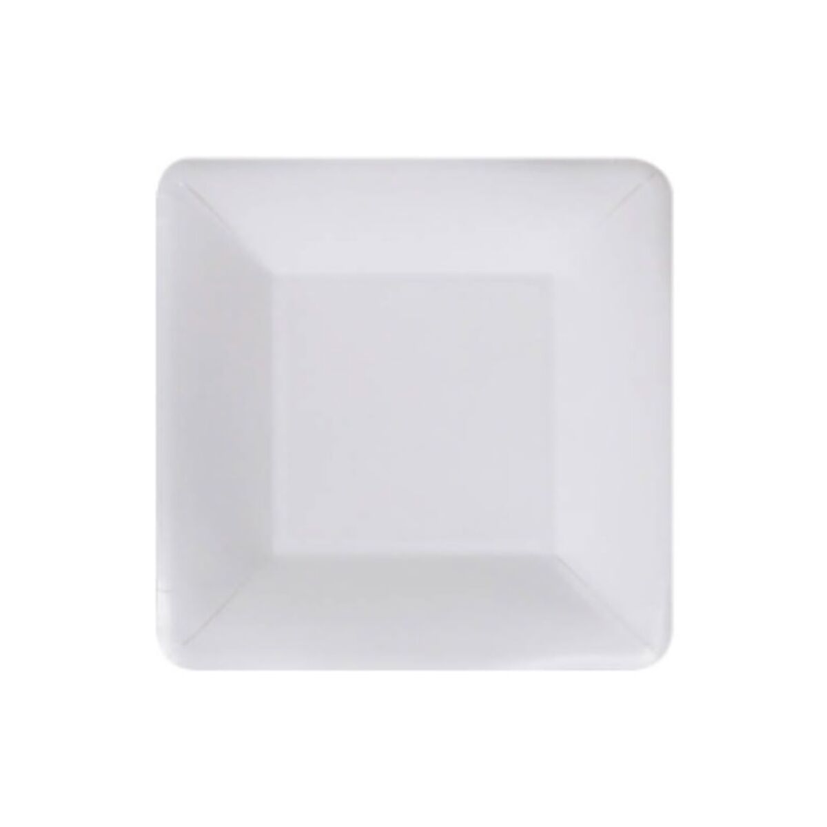 Tallriksset Algon Vit Papp Engångsanvändning Fyrkantig 18 cm 25 antal