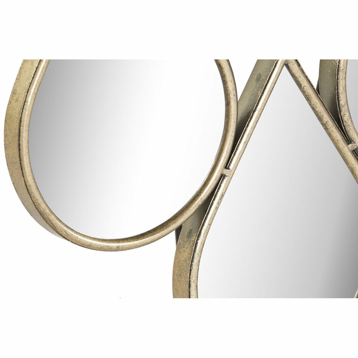 Väggspegel DKD Home Decor Speglar Gyllene Metall (65 x 2,5 x 72,5 cm) - 6