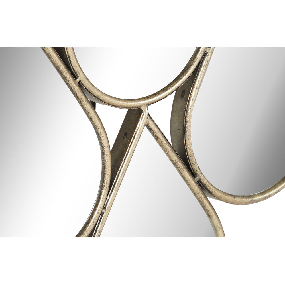 Väggspegel DKD Home Decor Speglar Gyllene Metall (65 x 2,5 x 72,5 cm) - 2