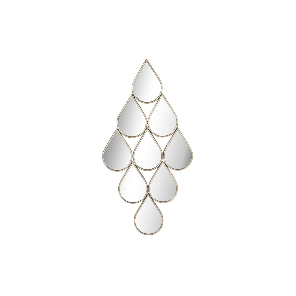 Väggspegel DKD Home Decor Speglar Gyllene Metall (49,5 x 2,5 x 99 cm)