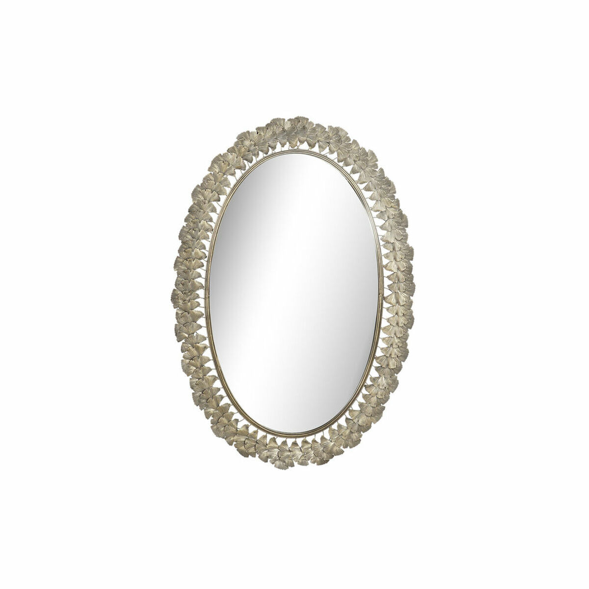 Väggspegel DKD Home Decor Speglar Champagne Metall Löv av en växt (69 x 3,5 x 98,5 cm) - 4