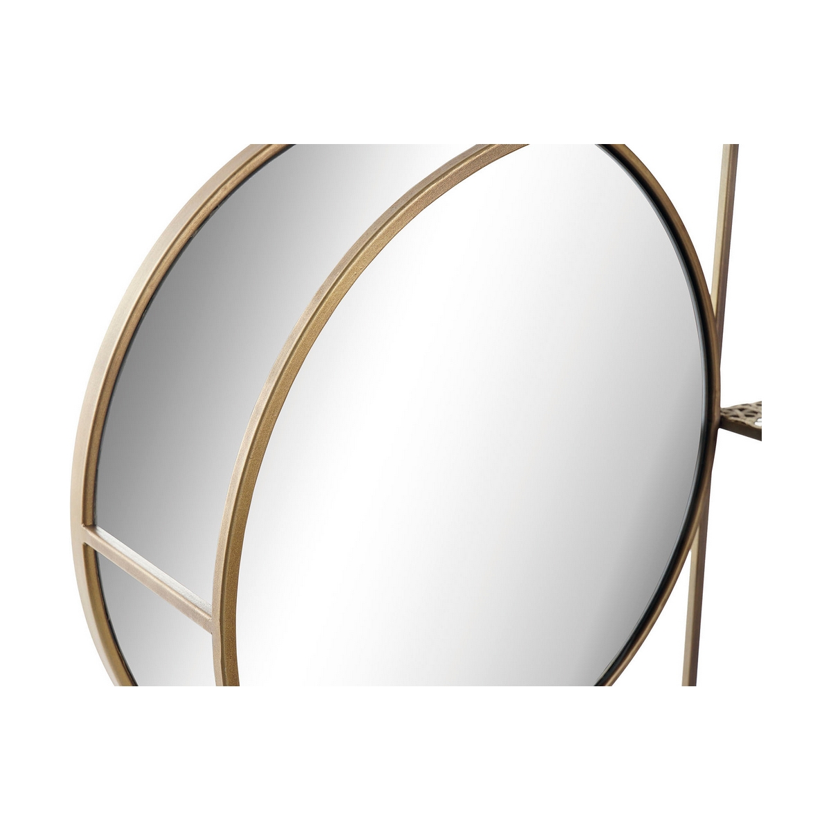Väggspegel DKD Home Decor Speglar Gyllene Metall Modern (80 x 13 x 35 cm) - 4
