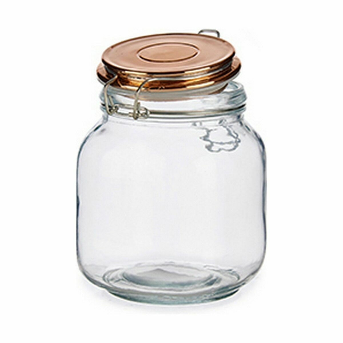 Burk Hermetisk stängning Koppar Stål 1 L 11,3 x 15 x 11,3 cm (12 antal) - 2