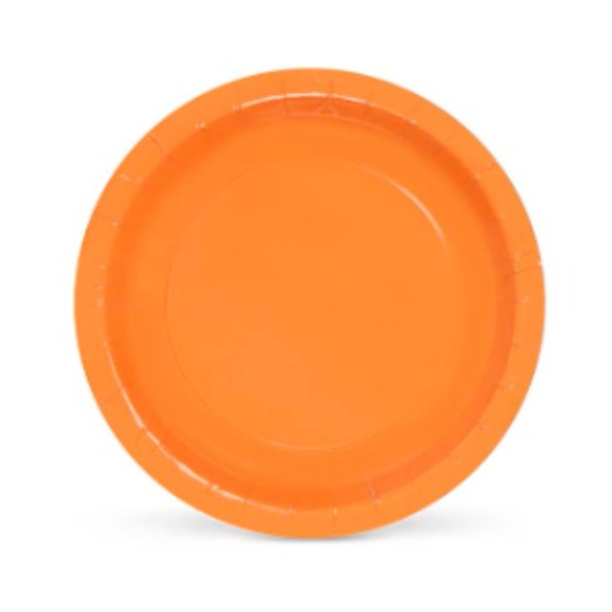 Tallriksset Algon Rund Papp Engångsanvändning Orange 10 antal 20 x 20 x 1,5 cm