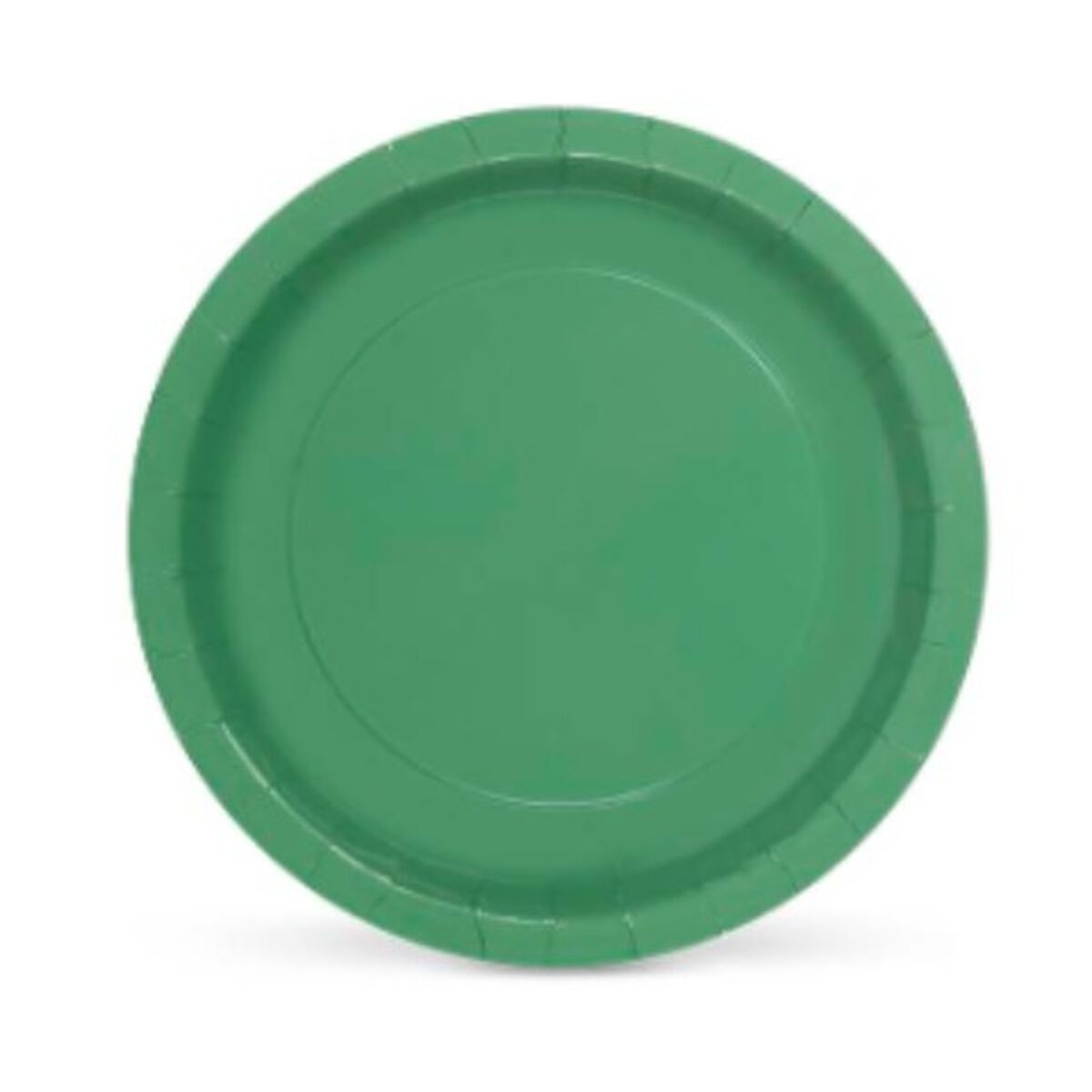 Tallriksset Algon Rund Papp Engångsanvändning Grön 10 antal 20 x 20 x 1,5 cm