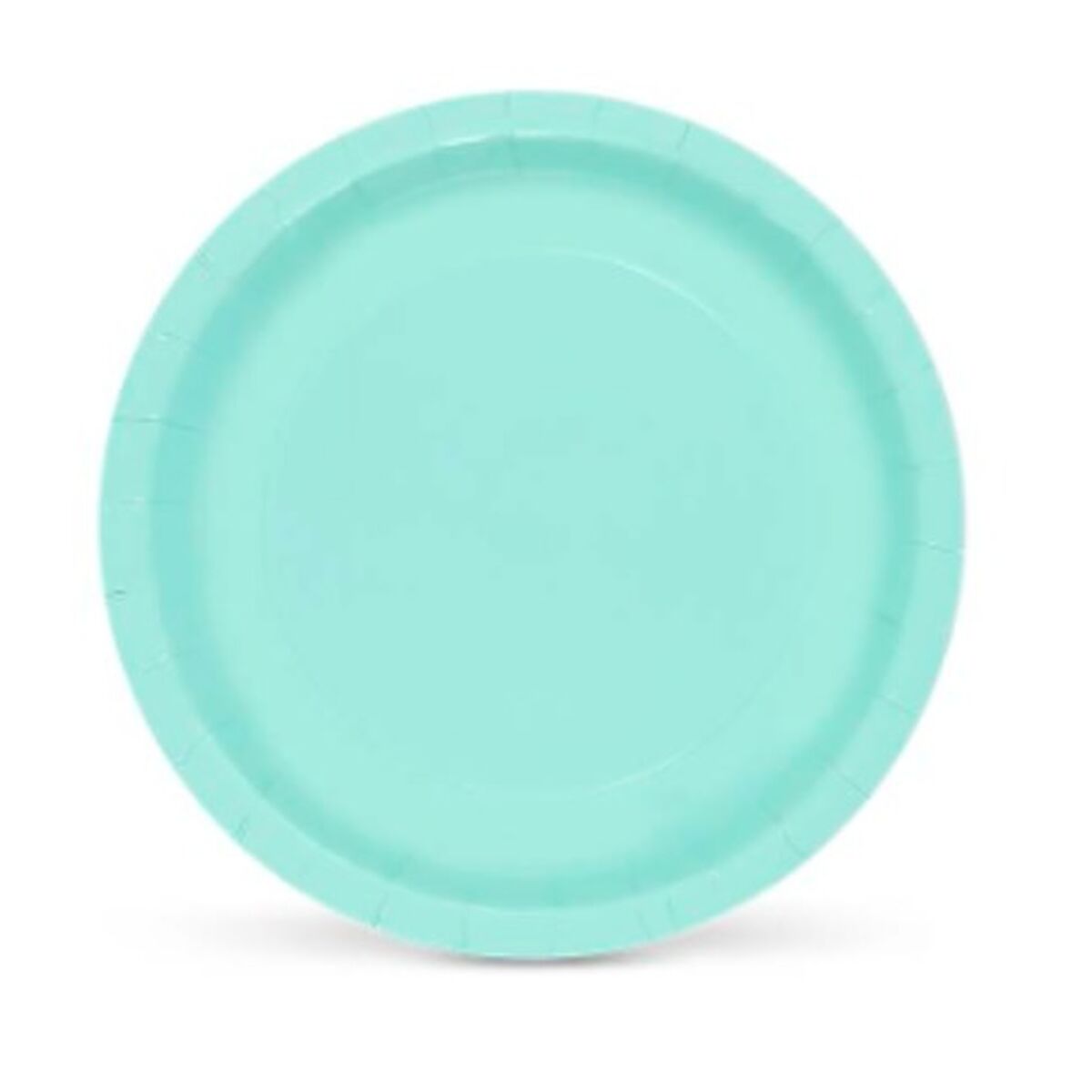 Tallriksset Algon Aquamarine Papp Engångsanvändning 10 antal 20 x 20 x 1,5 cm